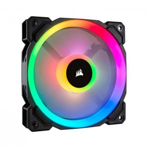 Ventoinha 120mm Corsair 1500RPM LL120 RGB 4 Pinos PWM (Single Pack)